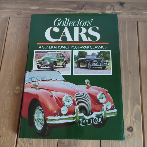 Collectors Cars/Generation of Post-War Classics (1986) Hardcover book - Picture 1 of 9